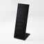 Stay Black Acrylic L Shape Lip Nose Nhẫn trưng bày với các lỗ khác nhau Thích hợp cho cửa hàng trang sức và nhà Organizati