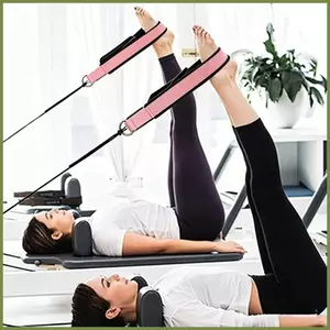 Pilates Dây D-Ring 2 Miếng, Phù Hợp Tập Luyện Tại Nhà và Studio Kouvn