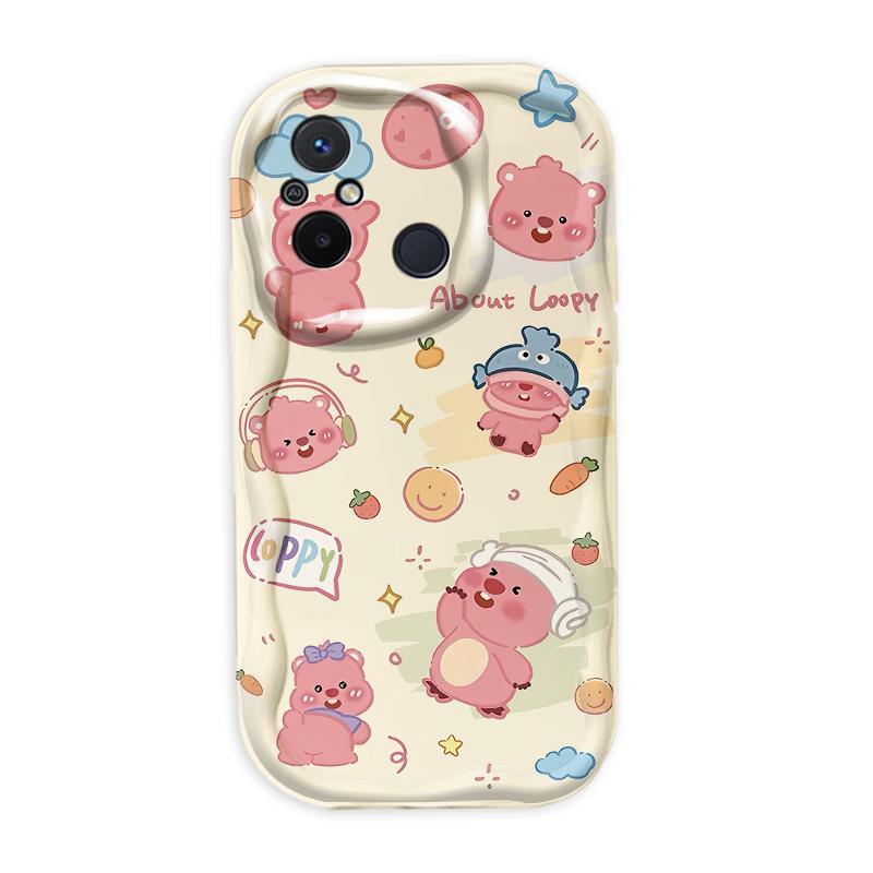 Thích Hợp Cho Redmi 12C POCO C55 Phụ Kiện 3D TPU Mềm Hoạt Hình Dễ Thương Loopy Vỏ Điện Thoại Chống Sốc