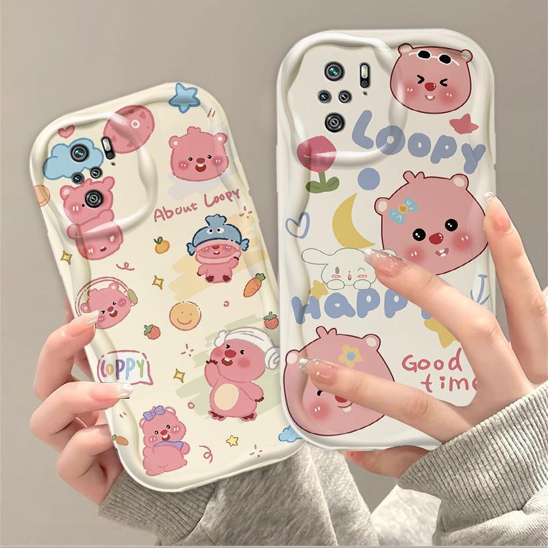 Thích Hợp Cho Redmi Note 10 10S Pro 4G POCO M5S Điện Thoại Thông Minh 3D TPU Mềm Hoạt Hình Dễ Thương Loopy Vỏ Điện Thoại Chống Sốc