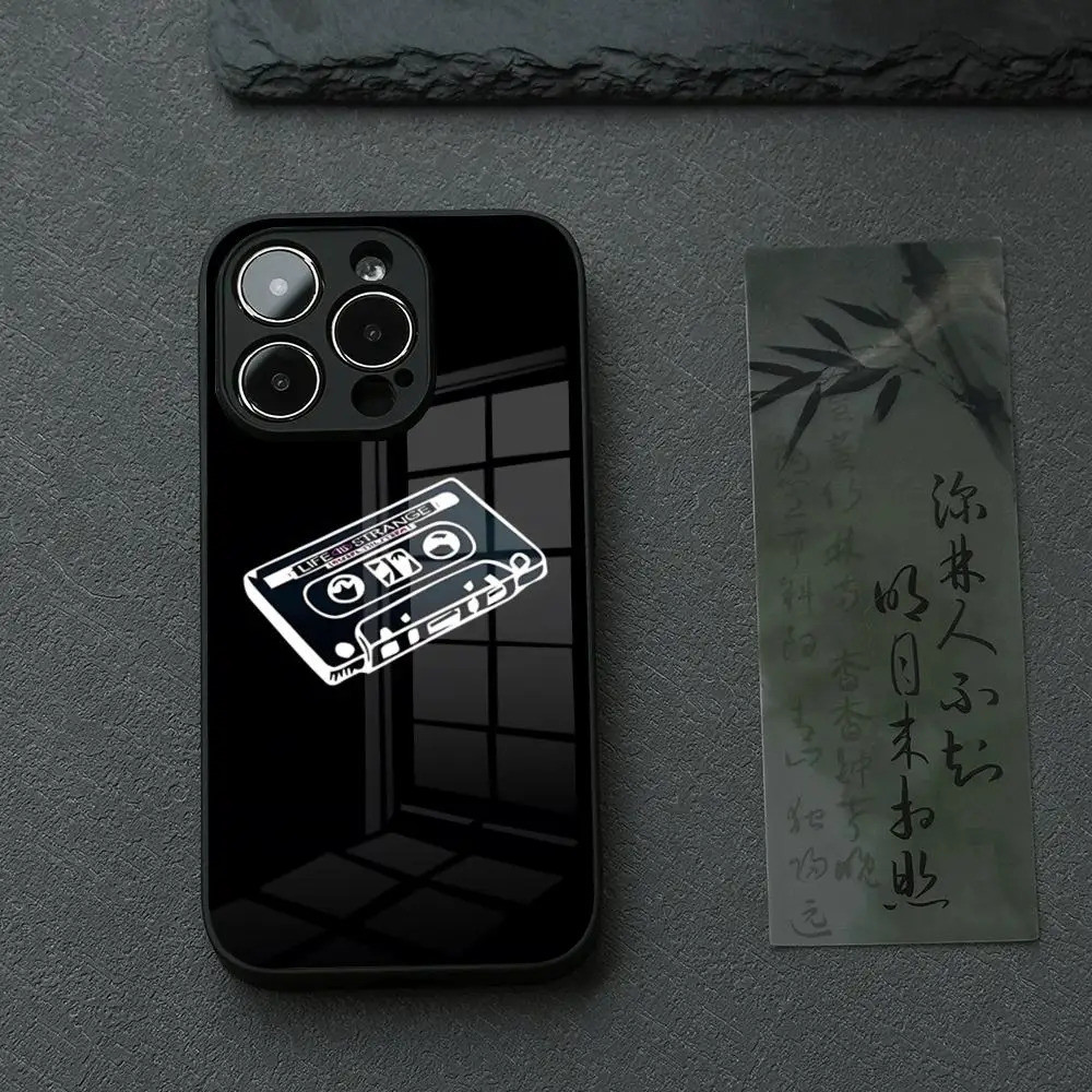BK-1 Life Is Strange Ốp Điện Thoại IPhone 17 16 14 Pro 15 13 12 Max 11 XR XS 6 Air 7 8 6s X Luxury Glass Cove