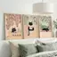 Japanese Minimalist Tabby Cat Ramen Canvas Painting Mount Fuji Landscape Art Home Wall Decor Canvas Poster