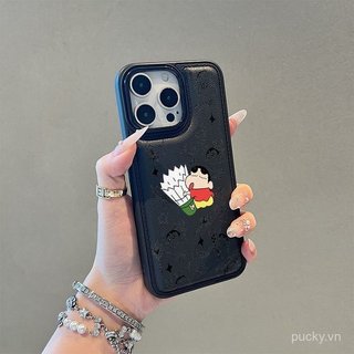 Ốp Điện Thoại Da Cầu Lông Bé Trai Thích Hợp Cho iPhone 14promax 15promax 14 15 16 17 promax 11promax 12pro 13promax 13 Vỏ Bảo Vệ Chống Sốc