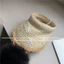 Mũ Rơm Nữ Dệt Mờ Rỗng Phong Cách Mới, Perfect cho Mùa Hè Đi Biển