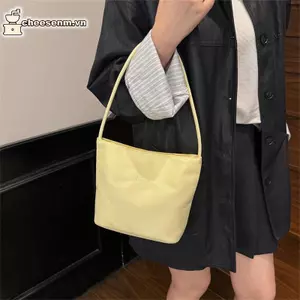 Cheenm Nữ Dung Tích Cao Túi Xách Nách Túi Đeo Vai Chống Thấm Nước Thêu Chữ Nách Túi Tote Túi VN