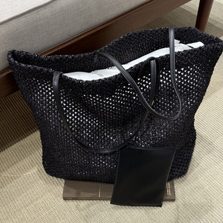 Túi Tote Dệt PPF Raffia Rơm Rỗng, Đeo Vai, Dung Tích Lớn, Có Túi Zip Tháo Rời, Lý Tưởng Cho Đi Lại & Kỳ Nghỉ, 2026 It #4702