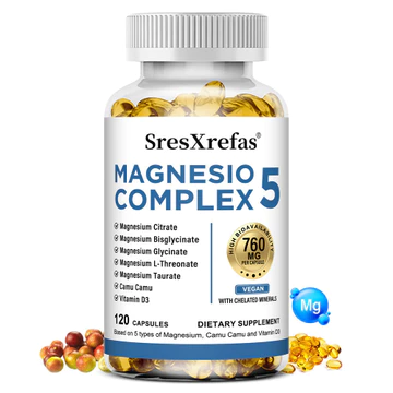 Thực Phẩm Chức Năng SresXrefas MAGNESIO 5 COMPLEX – Hỗ Trợ Xương, Cơ Bắp, Tim Mạch Và Giấc Ngủ
