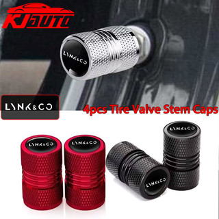 4 Chiếc Lynk & Co Nắp Van Ô Tô Thân Vỏ Nhôm Van Bánh Xe Nắp Bụi Vành Lốp Thân Dành Cho Lynk Co Co 01 02 03 05 06 07 08 09 Nâng Cấp Ngoại Thất