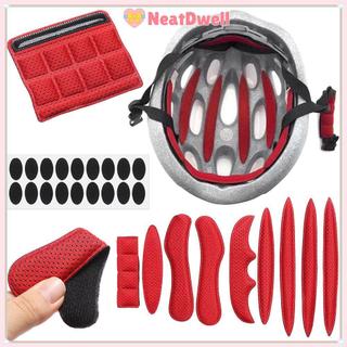 [Còn hàng] NEATDWELL 27 cái / bộ Mũ bảo hiểm Bộ đệm bên trong Xe máy Miếng bọt biển bảo vệ đa năng
