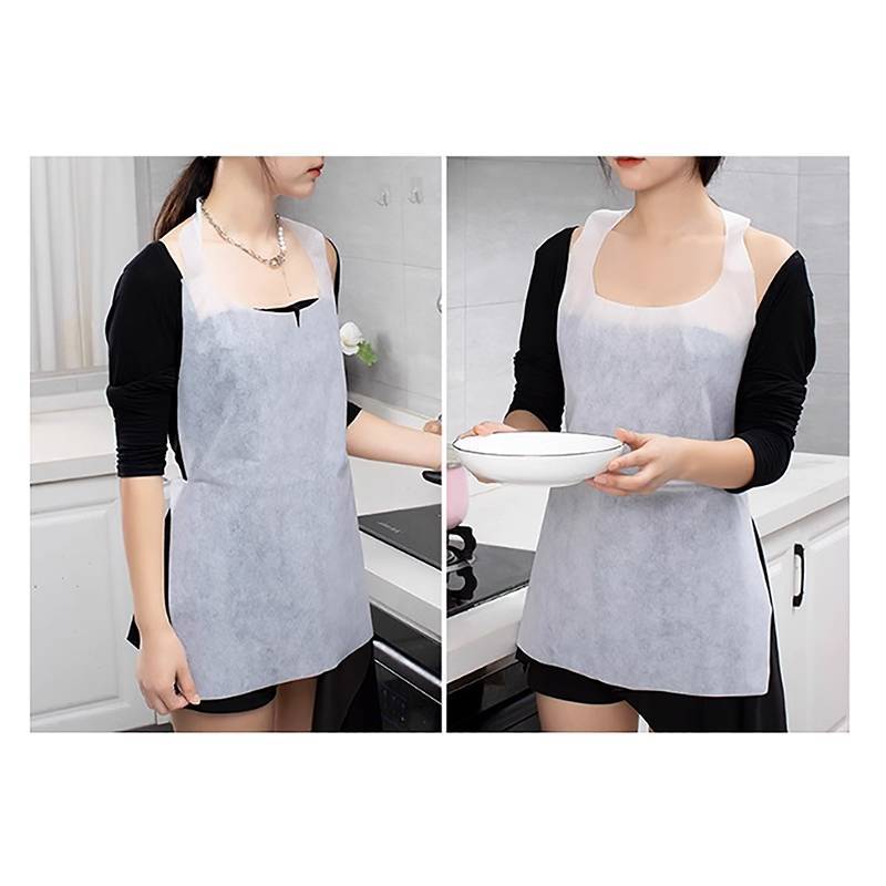 [DASK] 10 Chiếc Tạp Dề Chống Thấm Nước Dùng Một Lần Chống Dầu Không Dệt Làm Sạch Nấu Ăn Người Lớn