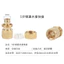 Tất Cả Đồng 5 Điểm Ống Nước Phụ Kiện Nước Áp Lực Cao Rửa Xe Ống Nước Khớp Nhanh Điểm Ống Khớp Phụ Kiện AVMJ