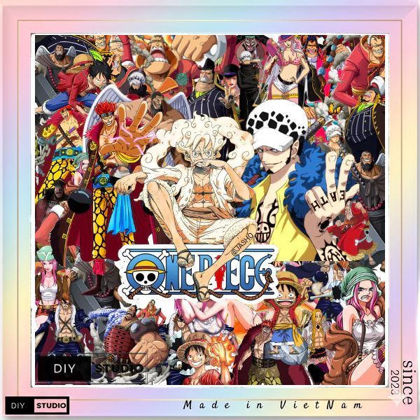 100 sticker tổng hợp nhân vật one piece không trùng siêu đẹp