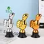 Giải thưởng danh hiệu chiến thắng Mini 1 mảnh Giải thưởng Thumbs Up Trophy Nhựa Vàng Trophies Khuyến khích trang trí máy tính để bàn tại nhà [mới]
