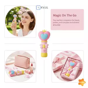 Chai Mini Có Thể Đổ Lại 5ml Nước Hoa Hình Trái Tim Atomizer Di Động Magic Wand Cho Túi Xách Ví Du Lịch Thiết Yếu Mới