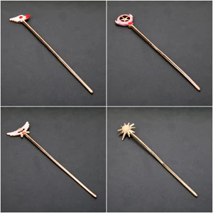 Cardcaptor Sakura Anime Phụ Kiện Đầu Chim Nhân Viên Ngôi Sao Đôi Cánh Thiên Thần Đơn Giản Kẹp Tóc Phụ Kiện Tóc Quà Tặng Sinh Nhật
