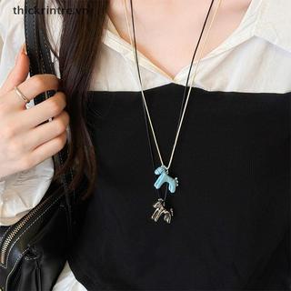 Vòng cổ mặt ngựa vintage với men đa sắc - Trang sức đơn giản, phù hợp làm quà tặng