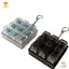 4 / 9 Phím Bàn Phím Cơ Máy Kiểm Tra Trục Bàn Phím LED Chìa Khóa Giảm Căng Thẳng DIY Nút Keycap Móc Khóa Đồ Chơi Quà Tặng Mới