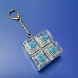Bàn phím ngón tay JOYFULLIFE, Nút giảm căng thẳng Keycap Fidget Móc khóa, Vượt qua thời gian Tiện ích 4 / 5 Phím Clicker Đồ chơi trẻ em