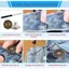 Bộ 40 Cúc Quần Jean Bằng Kim Loại Có Thể Tháo Rời Đường Kính 17mm, Thiết Kế Mosaic