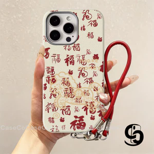 Cho Oppo A6 Pro A5 A5X A18 A15 A7 A54 A16 A15 A1K A57 A12 A3 A31 Reno 13 14 14F 12 Ốp điện thoại hình ngựa gỗ chữ Phúc