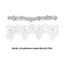 Đôi garters cổ điển cho cô dâu với ren và kim cương giả lấp lánh - Perfect cho đám cưới và lễ kỷ niệm
