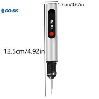 COUTR Bộ Bút Khắc Điện Di Động USB Dụng Cụ Xoay Không Dây Đá Đa Năng Gỗ Kim Loại Khắc Bút DIY Dụng Cụ Cầm Tay VN