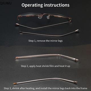 Kính mát QIUWU 1M chống nhiệt với khả năng co đầu ống, bảo vệ mắt khỏi ánh sáng mặt trời.