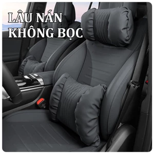 Gối Ô Tô Cao Cấp, Da Nappa Mềm Mại, Gối Tựa Đầu, Tựa Cổ, Hỗ Trợ Thắt Lưng, Phụ Kiện Nội Thất Thoải Mái