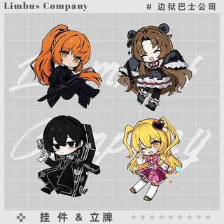 Ishmael Rodion Anime Móc Khóa Limbus Công Ty Nam Móc Chìa Khóa Cho Nữ Hoạt Hình Thời Trang Kawaii Hình Acrylic Móc Khóa Mặt Dây Chuyền Quà Tặng