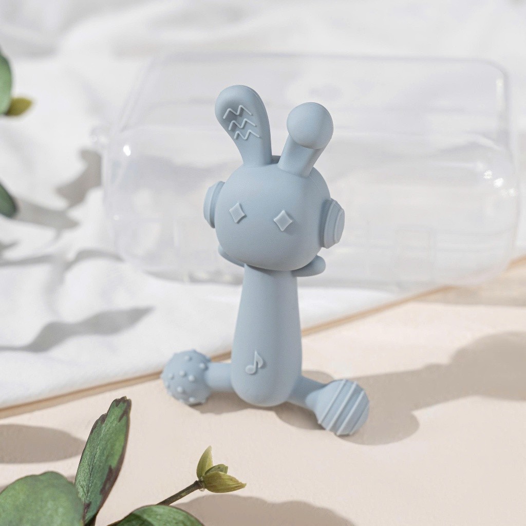 [ĐÃ KIỂM NGHIỆM] [TẶNG HỘP] Đồ Chơi Gặm Nướu Silicon Organic Mềm, An Toàn Cho Bé