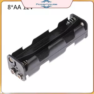 Hộp đựng pin POWER Long Strip Type 8 X AA 12V Hộp lưu trữ pin trở lại.