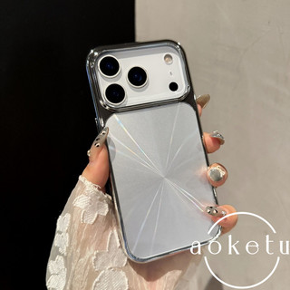 Họa tiết CD Laser thích hợp cho vỏ điện thoại Apple 17promax màu cam iPhone 16 pro mạ mới bao gồm tất cả chống rơi 15 / 14 / 13 / 12 / 11 Vỏ tản nhiệt siêu mỏng