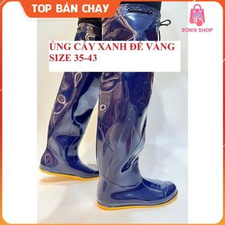 Ủng cấy dây đến đùi Hoa San size 35-43, ủng cấy dài, ủng lội nước