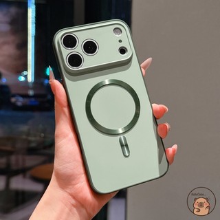 Dành Cho OPPO A6 A6i A6X A5 A5i A5X A3 NFC A3X A3i Pro Plus A2X 5G 4G Vỏ Điện Thoại Thu Hút Từ Tính Nhiều Màu Sắc Cam Bạc Hà Xanh Đơn Giản Vỏ Kinh Doanh Ốp Lưng