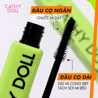 Mascara Chống Trôi Cathy Doll, Bền Màu Giúp Tăng Cường Độ Dày Của Mi Wake Up 2 Step Mascara 5.5g