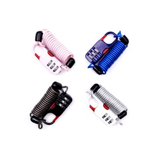3 Chữ Số Kết Hợp Mũ Bảo Hiểm Khóa Cáp Chống Trộm Dây Thép Cho Xe Đạp Xe Máy Xe Tay Ga Mũ Bảo Hiểm