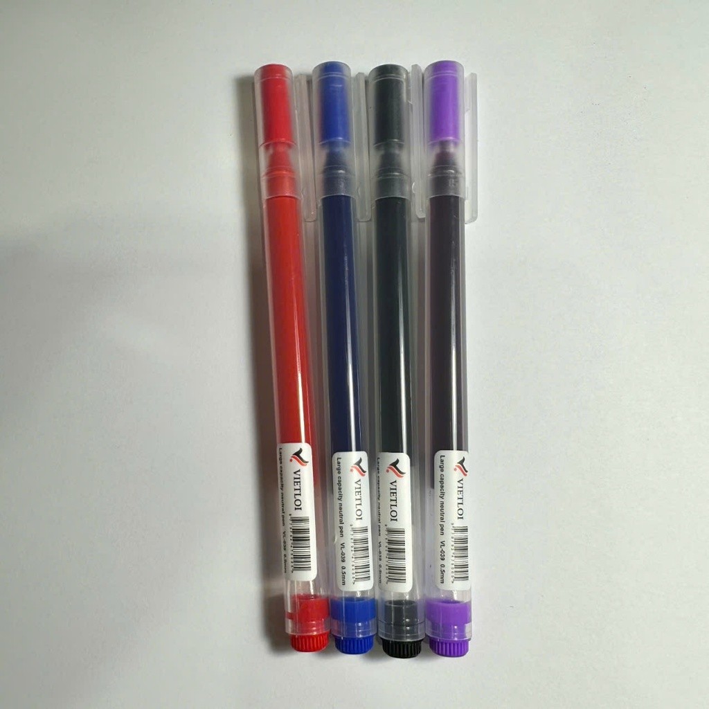 [ 5 CÂY ] Bút bi gel mực VIET LOI đại dung tích mực VL-039 viết được 4km