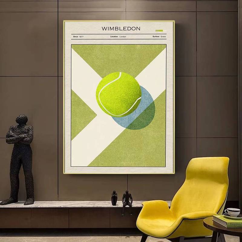Roland Garos Úc Mở Tennis Treo Tường Nghệ Thuật Tranh Canvas Nghệ Thuật Nhà Trang Trí Tường Canvas Poster