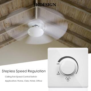 Bộ điều chỉnh tốc độ quạt JKDESIGN Bền 86 loại Điều chỉnh gắn bề mặt Tốc độ vô cấp