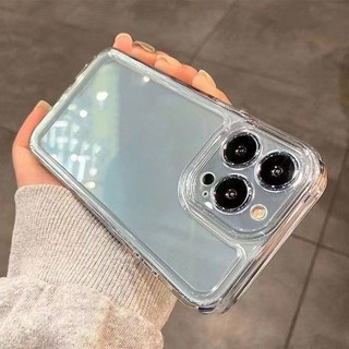 Dành Cho IPhone 17 16 15 14 13 12 11 Pro Max X XR XS Max 6 7 8 Plus Cao cấp Sense Clear Fine Hole Điện thoại Case