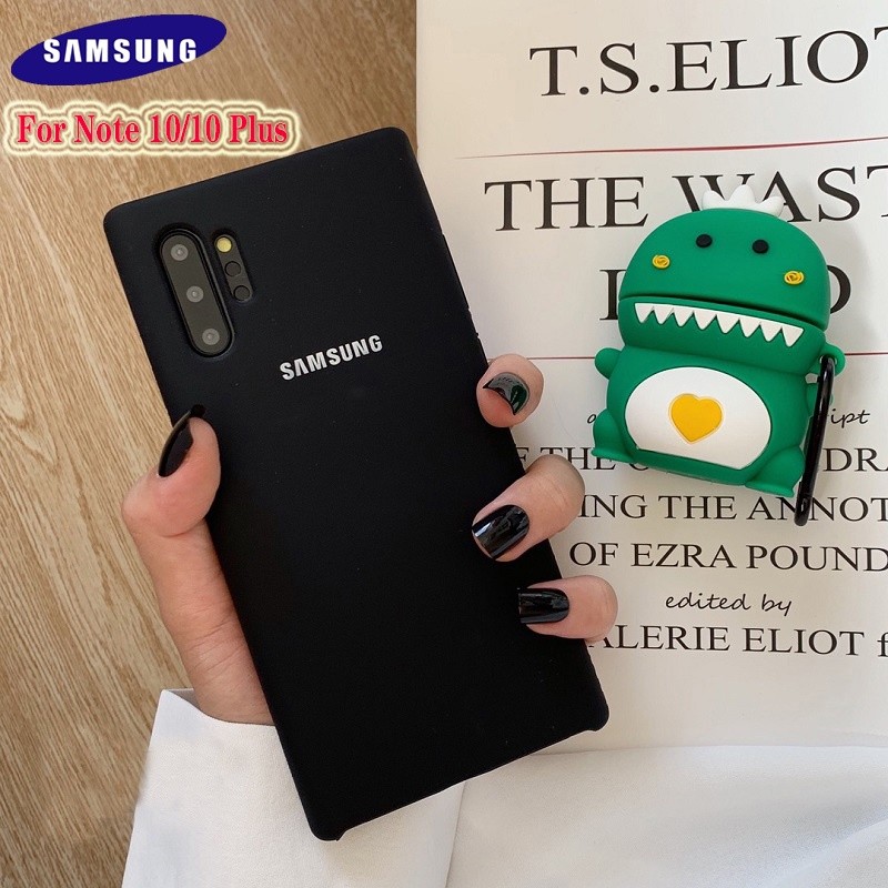 Ốp lưng silicon mềm cho Samsung Galaxy Note 10 Plus / Note 10 + Vỏ bảo vệ mặt sau bằng cảm ứng mượt mà cho Galaxy Note10 Note10pro