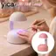 YICA Mini UV LED Nail Lamp, Type-C Sạc Hình Nấm Máy Sấy Móng Tay, Di Động 6 Đèn LED Di Động Làm Móng Tay Dụng Cụ Nghệ Thuật