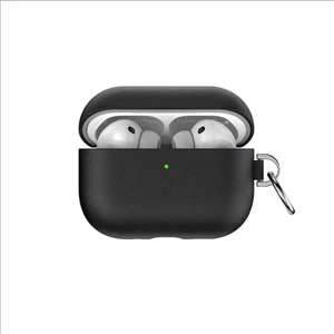 Bao Da AirPods Pro 3 WiWU HC-201 True Genius Leather - Chất Liệu Da Bò Thật Cao Cấp, Chống Sốc 360 Độ Kèm Móc Khóa