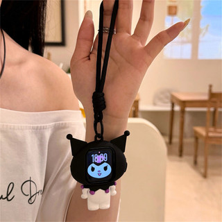 Ốp bảo vệ silicon hoạt hình Kuromi hoạt hình Thích hợp cho iwatch S11 10 9 8 utrra 7 6 5 4 SE 3 2 1 Kích thước 38mm40mm41mm42mm44mm45mm46mm49mm