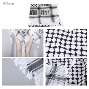 Khăn Keffiyeh Jacquard Họa Tiết Cho Người Lớn, Dùng Ngoài Trời, Đa Năng