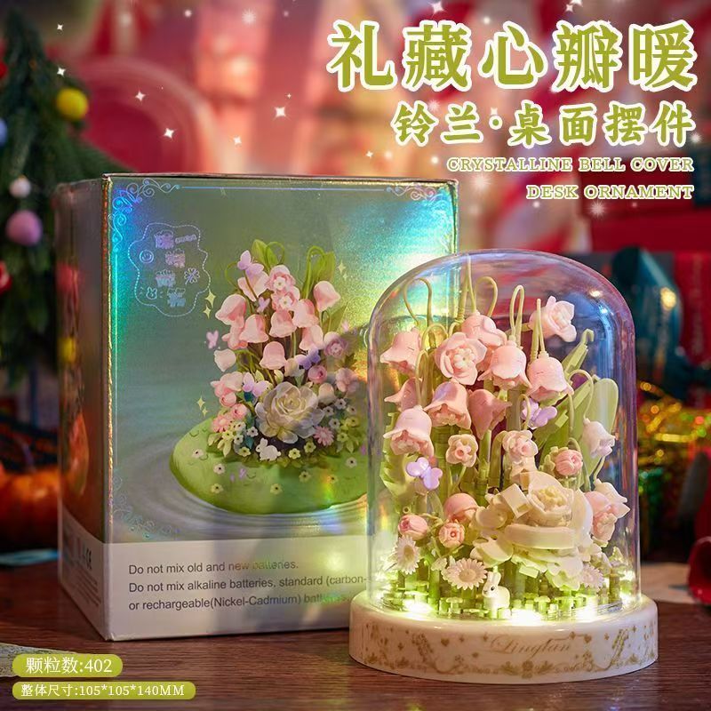 Khối xây dựng Khung ảnh lắp ráp Album ảnh Đồ trang trí hoa được bảo quản