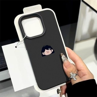 DànhCho IPhone 17 16 15 14 13 12 1 ProMax XS Max 7 8 Plus Dễ thương cặp vợ chồng điện thoại trường hợp da vân trường hợp