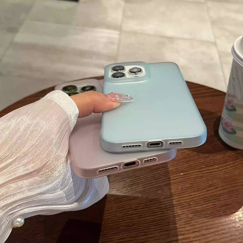 Ốp lưng iPhone mờ mờ mềm siêu mỏng chống xước thích hợp cho iPhone Pro Max 11 12 13 14 15 16 17 Pro Max Plus X XS 7 8P
