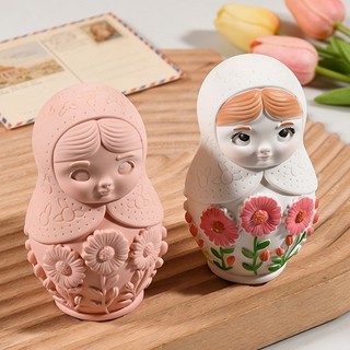 Yu Khuôn Búp Bê Nga Silicon Chắc Chắn Cho Handmade Thơm Dễ Dàng Vệ Sinh