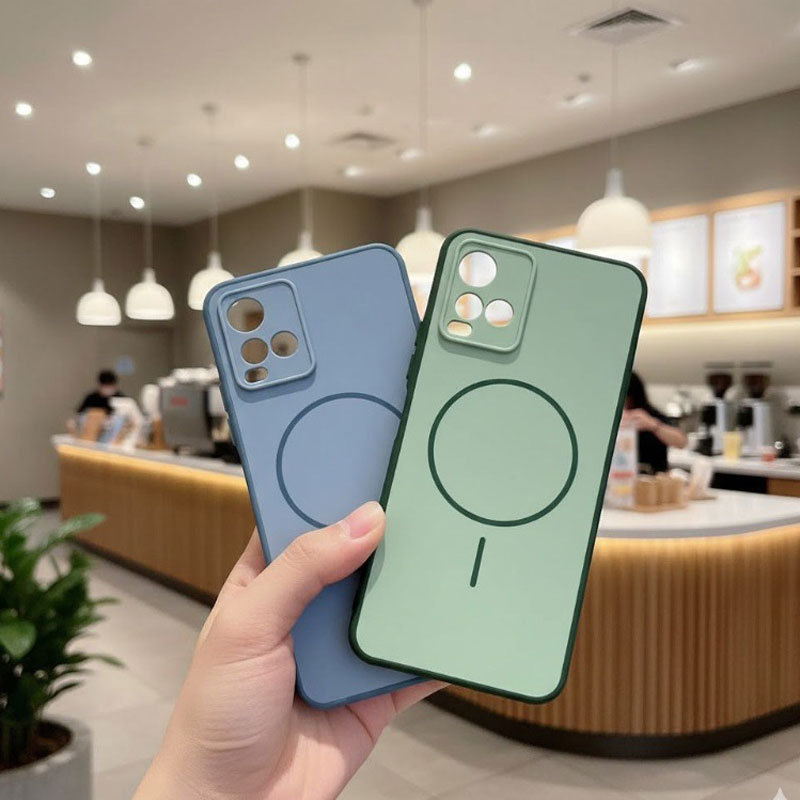 Ốp Lưng Silicon Chống Sốc Màu Sắc Nổi Bật Cho VIVO X300 X200 FE Y300 Y200 Y21 Y21s Y21T Y33t Y33s Y20 Y20s Y20i Y20g Y20a Y20T Y12s Y11s Y12a Y12g iQOO Z10 Lite Z10x 4G 5G